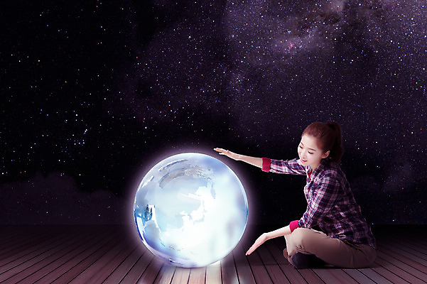 JPG 편집 편집이미지 여자 별 밤하늘 한명 사람 동양인 성인 빛 한국인 구슬 합성 디지털아트 여자만 여자한명만 성인여자만 성인만 편집실사 자연요소 1 하늘 인종 야간 CG 파일형식