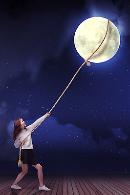 JPG 편집 편집이미지 여자 밧줄 줄 밤하늘 한명 사람 동양인 성인 한국인 달 당기기 합성 디지털아트 여자만 여자한명만 성인여자만 성인만 편집실사 자연요소 1 모션 하늘 인종 야간 CG 파일형식