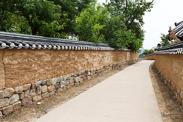 포토 JPG 주간 나무 식물 한국문화 계절 길 고건축 한국건축 한국 돌담 풍경 사람없음 야외 여름 여름풍경 원근감 문화재 과거 안동 하회마을 국내포토 자연요소 동양문화 건축물 건축 아시아 뷰포인트 컨셉 담장 돌_바위 경상북도 파일형식 여름_계절