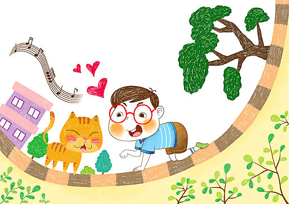 주간 PSD 나무 식물 남자 어린이 음표 일러스트 거리 한명 사람 소년 야외 건물 고양이 즐거움 오선지 어린이세상 소통 교감 소년한명만 국내일러스트 자연요소 1 건축물 기호 감정 음악 컨셉 포유류 반려동물 악보 오선 남자한명만 소년만 파일형식