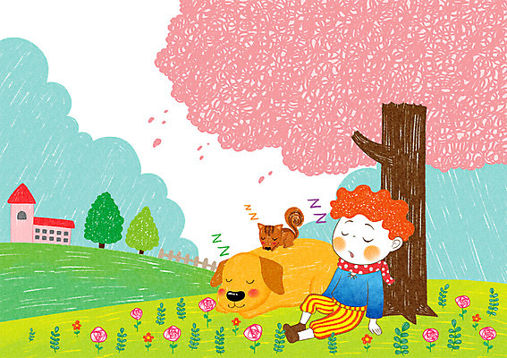 주간 PSD 나무 식물 구름 남자 꽃 어린이 일러스트 자연 주택 한명 사람 소년 야외 울타리 반려동물 강아지 즐거움 낮잠 다람쥐 어린이세상 소년한명만 국내일러스트 자연요소 동물 1 감정 건물 담장 잠 개 설치류 생태계 남자한명만 소년만 파일형식