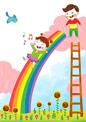 주간 PSD 식물 구름 여자 남자 꽃 어린이 무지개 음표 일러스트 사다리 조류 해바라기 사람 야외 두명 미끄럼틀 즐거움 어린이세상 어린이만 국내일러스트 자연요소 동물 기호 감정 음악 도구 놀이기구 파일형식