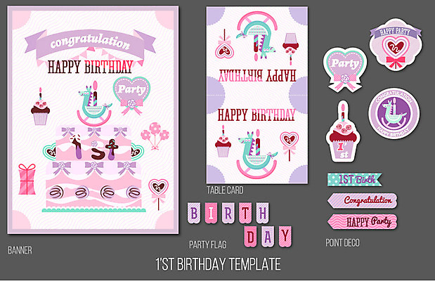 템플릿 배너 기념일 스티커 종류 선물 사람없음 장식 귀여움 케이크 생일파티 생일 목마 컵케이크 초대장 생일축하 생일카드 돌잔치 첫돌 특별함 행사템플릿 아기자기 이미지템플릿 AI파일 컨셉 디저트 카드_감사 이벤트 돌_생일 축하 파일형식 벡터