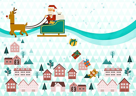 PSD 나무 동물 한마리 사계절 계절 노년 남자 크리스마스 겨울 일러스트 주택 굴뚝 선물 한명 사람 상반신 성인 산타클로스 마을 루돌프 눈 썰매 국내일러스트 자연요소 식물 1 기념일 날씨 사슴 건물 파일형식