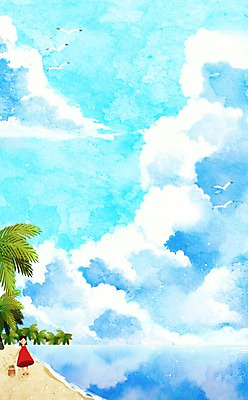 전신 PSD 나무 동물 구름 사계절 계절 여자 바다 백그라운드 여러마리 일러스트 갈매기 조류 하늘 한명 사람 풍경 해변 여름 모래사장 걷기 산책 강아지 감성 여자만 여자한명만 국내일러스트 자연요소 식물 1 다수 컨셉 모션 휴식 반려동물 개 파일형식