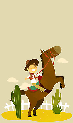 전신 PSD 동물 구름 한마리 남자 어린이 일러스트 놀이 선인장 함께함 한명 사람 소년 울타리 사막 말_동물 카우보이 승차 소통 소년한명만 국내일러스트 자연요소 식물 1 컨셉 포유류 모션 담장 남자한명만 소년만 파일형식