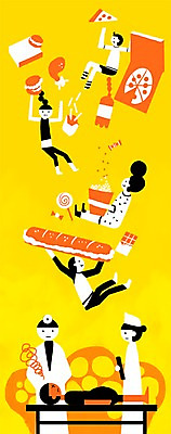 전신 PSD 여자 남자 음식 일러스트 의학 패스트푸드 병원 사람 여러명 상반신 성인 치료 환자 간호사 의사 도움 보호 비만 배탈 성인병 식습관 성인만 국내일러스트 다수 컨셉 의료진 질병 인스턴트 몸매 파일형식