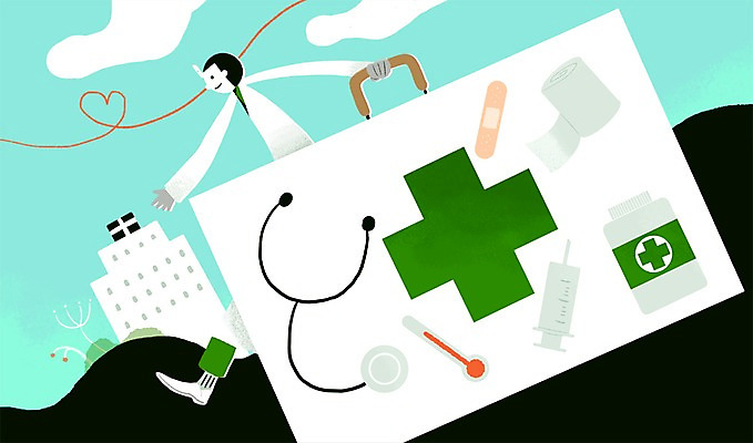 PSD 구름 남자 가방 일러스트 청진기 병원 주사기 한명 들기 사람 성인 치료 걷기 의사 하트 의료용품 도움 보호 온도계 체온계 붕대 국내일러스트 자연요소 모양 1 잡화 컨셉 의학 의료기기 모션 의료진 파일형식