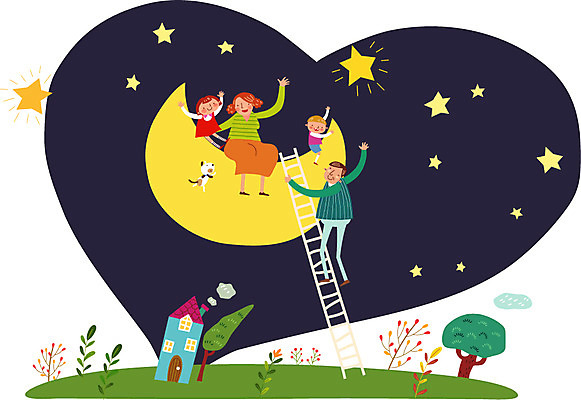 전신 나무 식물 동물 한마리 여자 남자 꽃 딸 행복 별 아들 어린이 일러스트 사다리 가족 엄마 주택 함께함 사람 여러명 성인 화목 달 하트 아빠 강아지 초승달 가정의달 국내일러스트 AI파일 자연요소 모양 1 감정 다수 컨셉 관계 건물 반려동물 도구 개 5월 파일형식 벡터