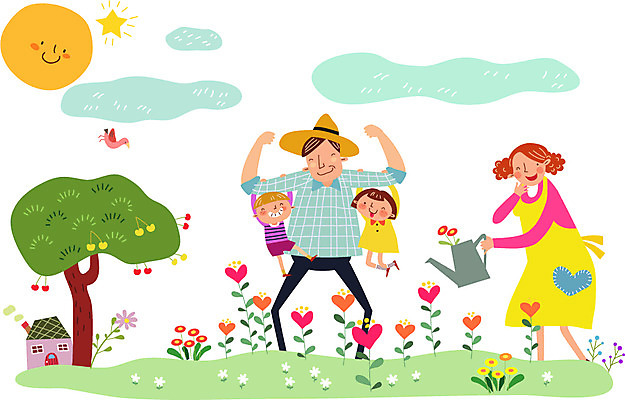 전신 나무 식물 구름 여자 열매 남자 꽃 딸 행복 별 아들 어린이 꽃밭 일러스트 가족 엄마 주택 함께함 매달리기 사람 여러명 성인 태양 정원 화목 물뿌리개 하트 아빠 가정의달 가꾸기 국내일러스트 AI파일 자연요소 모양 감정 다수 컨셉 관계 모션 건물 5월 파일형식 벡터