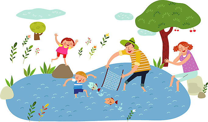 전신 나무 식물 구름 계절 여자 남자 꽃 딸 행복 아들 어린이 여행 일러스트 가족 엄마 휴가 함께함 어류 서기 사람 여러명 성인 여름 화목 개울 아빠 고기잡이 가정의달 국내일러스트 AI파일 자연요소 감정 다수 컨셉 관계 모션 어업 강 수중동물 5월 파일형식 벡터