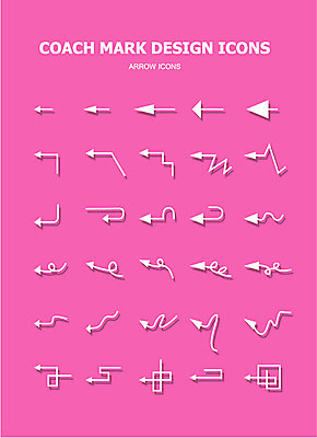 모양 아이콘 화살표 곡선 사람없음 세트 웹 어플리케이션 직선 코치마크 2D아이콘 AI파일 선 인터넷 심볼 파일형식 벡터