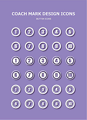 모양 도형 아이콘 버튼 사람없음 세트 숫자 웹 어플리케이션 코치마크 2D아이콘 AI파일 문자 인터넷 심볼 파일형식 벡터