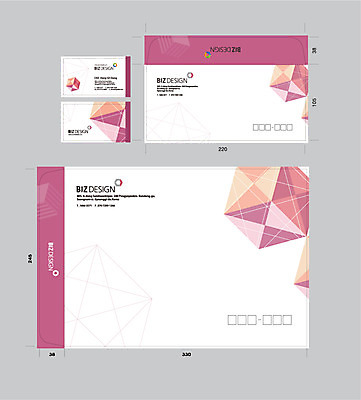 도형 템플릿 문양 선 분홍색 무늬 명함 명함템플릿 봉투 서류봉투 편지봉투 사람없음 세트 삼각형 패키지 봉투템플릿 우편봉투 비즈디자인 이미지템플릿 AI파일 컬러 편지 우편물 파일형식 벡터