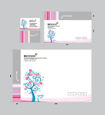 나무 식물 템플릿 디자인 선 곡선 명함 명함템플릿 봉투 서류봉투 편지봉투 사람없음 세트 패키지 봉투템플릿 우편봉투 비즈디자인 이미지템플릿 AI파일 편지 우편물 파일형식 벡터