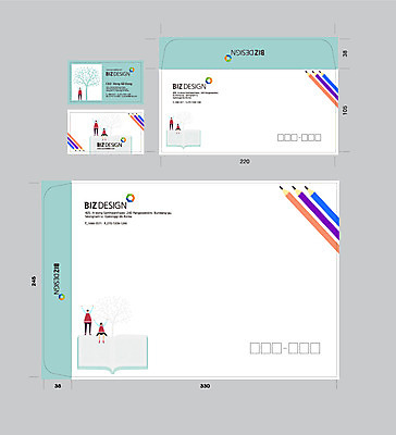 템플릿 여자 교육 남자 명함 명함템플릿 봉투 서류봉투 편지봉투 사람 두명 책 세트 연필 패키지 봉투템플릿 우편봉투 비즈디자인 이미지템플릿 AI파일 학용품 필기구 편지 우편물 파일형식 벡터