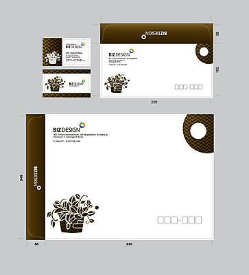 식물 템플릿 화분 명함 명함템플릿 봉투 서류봉투 편지봉투 사람없음 세트 패키지 봉투템플릿 우편봉투 비즈디자인 이미지템플릿 AI파일 편지 우편물 파일형식 벡터