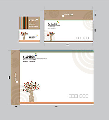 나무 식물 템플릿 디자인 명함 명함템플릿 봉투 서류봉투 편지봉투 사람없음 세트 패키지 봉투템플릿 우편봉투 비즈디자인 이미지템플릿 AI파일 편지 우편물 파일형식 벡터
