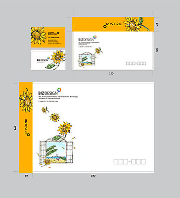 식물 템플릿 꽃 창문 자연 명함 명함템플릿 해바라기 봉투 서류봉투 편지봉투 사람없음 세트 패키지 봉투템플릿 우편봉투 비즈디자인 이미지템플릿 AI파일 편지 우편물 생태계 파일형식 벡터