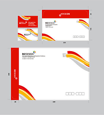 템플릿 문양 선 무늬 곡선 명함 명함템플릿 봉투 서류봉투 편지봉투 사람없음 빨간색 세트 노란색 패키지 겹침 봉투템플릿 우편봉투 비즈디자인 이미지템플릿 AI파일 컬러 편지 우편물 파일형식 벡터