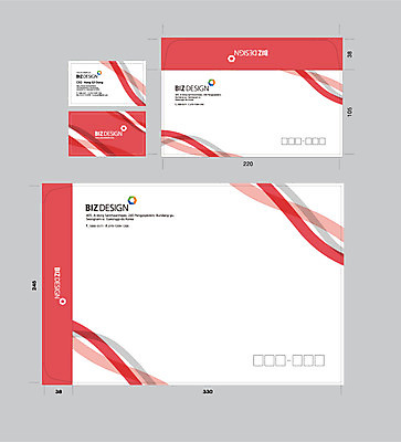 템플릿 문양 선 무늬 곡선 명함 명함템플릿 봉투 서류봉투 편지봉투 사람없음 빨간색 세트 패키지 겹침 봉투템플릿 우편봉투 비즈디자인 이미지템플릿 AI파일 컬러 편지 우편물 파일형식 벡터