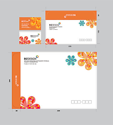 식물 템플릿 꽃 꽃무늬 명함 명함템플릿 봉투 서류봉투 편지봉투 사람없음 세트 패키지 봉투템플릿 우편봉투 비즈디자인 이미지템플릿 AI파일 무늬 편지 우편물 파일형식 벡터