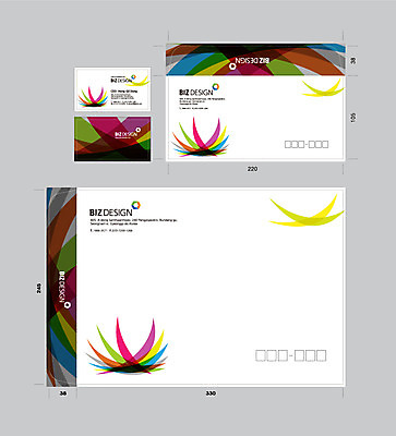 템플릿 문양 무늬 곡선 명함 명함템플릿 봉투 서류봉투 편지봉투 사람없음 세트 컬러풀 패키지 겹침 봉투템플릿 우편봉투 비즈디자인 이미지템플릿 AI파일 선 컬러 편지 우편물 파일형식 벡터