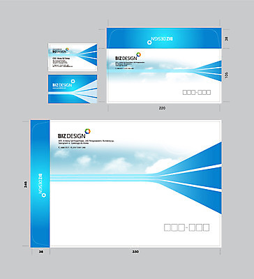 구름 템플릿 선 컬러 명함 하늘 명함템플릿 봉투 서류봉투 편지봉투 사람없음 파란색 세트 직선 패키지 봉투템플릿 우편봉투 비즈디자인 이미지템플릿 AI파일 자연요소 편지 우편물 파일형식 벡터