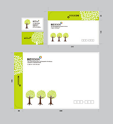 나무 식물 템플릿 명함 명함템플릿 봉투 서류봉투 편지봉투 사람없음 세트 패키지 봉투템플릿 우편봉투 비즈디자인 이미지템플릿 AI파일 편지 우편물 파일형식 벡터