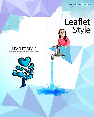 PSD 템플릿 편집 표지디자인 북디자인 출판디자인 여자 표지 어린이 리플렛 캠페인 백그라운드 2단접지 북커버 한명 사람 동양인 소녀 팜플렛 물 자연보호 그린캠페인 흐름 한국인 하트 수도꼭지 물절약 물부족 여자만 여자한명만 어린이만 소녀만 소녀한명만 이미지템플릿 자연요소 모양 1 컨셉 자연 인종 절약 보호 사회이슈 파일형식