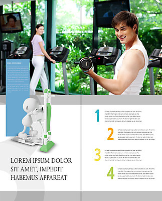 PSD 서양인 외국인 백인 템플릿 편집 캐릭터 표지디자인 북디자인 출판디자인 여자 남자 내지 리플렛 백그라운드 2단접지 북커버 건강 서기 웃음 들기 사람 팜플렛 상반신 20대 성인 두명 옆모습 운동복 운동 운동기구 헬스 아령 런닝머신 청년만 성인만 이미지템플릿 옷 뷰포인트 모션 표정 인종 청년 파일형식