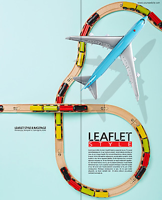PSD 템플릿 편집 표지디자인 북디자인 출판디자인 표지 리플렛 백그라운드 2단접지 북커버 비행기 그림자 팜플렛 사람없음 장난감 놀이용품 모형 기찻길 기차 오브젝트 이미지템플릿 육상교통 항공교통 대중교통 파일형식
