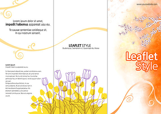 PSD 식물 템플릿 편집 표지디자인 북디자인 출판디자인 계절 표지 꽃 리플렛 백그라운드 북커버 3단접지 자연 팜플렛 사람없음 봄 튤립 나뭇가지 이미지템플릿 나무 생태계 파일형식