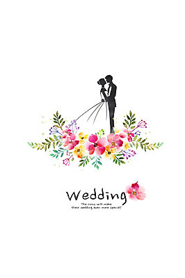 PSD 식물 템플릿 손글씨 여자 남자 꽃 행복 신부 신랑 결혼 카드템플릿 캘리그라피 수채화 사랑 사람 성인 두명 축하 청첩장 심플 초대장 감성 성인만 이미지템플릿 감정 컨셉 카드_감사 이벤트 파일형식