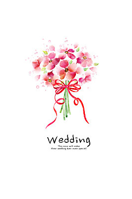 PSD 식물 템플릿 꽃 행복 리본 부케 결혼 카드템플릿 캘리그라피 수채화 사랑 사람없음 축하 청첩장 심플 초대장 감성 이미지템플릿 감정 꽃다발 컨셉 카드_감사 이벤트 파일형식