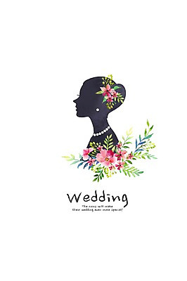 PSD 템플릿 손글씨 여자 꽃 행복 실루엣 신부 결혼 카드템플릿 캘리그라피 수채화 사랑 한명 사람 성인 축하 청첩장 심플 초대장 감성 여자만 여자한명만 성인여자만 성인만 이미지템플릿 식물 1 감정 컨셉 카드_감사 촬영기법 이벤트 파일형식