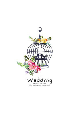 PSD 식물 템플릿 부부 꽃 행복 결혼 카드템플릿 캘리그라피 조류 수채화 사랑 사람없음 축하 청첩장 심플 초대장 새장 감성 잉꼬 이미지템플릿 동물 커플 감정 컨셉 카드_감사 이벤트 케이지 파일형식