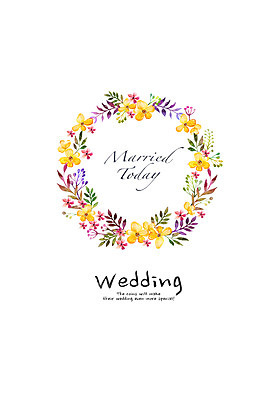 PSD 식물 템플릿 꽃 행복 결혼 카드템플릿 캘리그라피 수채화 사랑 사람없음 축하 청첩장 심플 초대장 감성 이미지템플릿 감정 컨셉 카드_감사 이벤트 파일형식