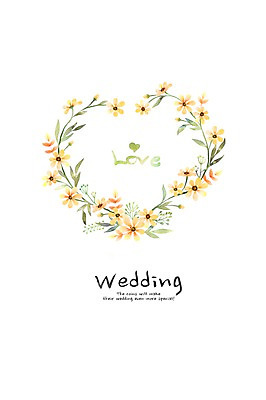 PSD 템플릿 꽃 행복 결혼 카드템플릿 캘리그라피 수채화 사랑 사람없음 하트 축하 청첩장 심플 초대장 감성 이미지템플릿 모양 식물 감정 컨셉 카드_감사 이벤트 파일형식