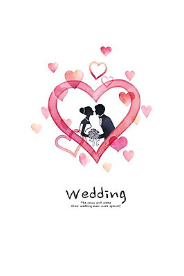 PSD 템플릿 손글씨 여자 남자 꽃 행복 신부 신랑 결혼 카드템플릿 캘리그라피 수채화 사랑 사람 성인 두명 하트 축하 청첩장 심플 초대장 감성 성인만 이미지템플릿 모양 식물 감정 컨셉 카드_감사 이벤트 파일형식