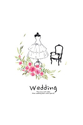 PSD 템플릿 꽃 행복 웨딩드레스 결혼 카드템플릿 의자 캘리그라피 수채화 사랑 사람없음 축하 청첩장 심플 초대장 감성 이미지템플릿 식물 드레스 감정 가구 컨셉 카드_감사 이벤트 파일형식