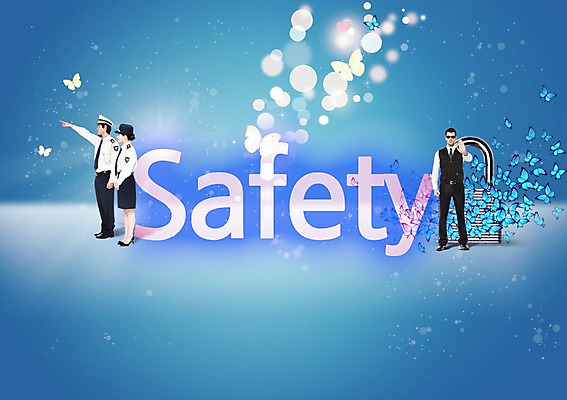 전신 PSD 외국인 편집이미지 문자 알파벳 영어 여자 남자 컬러 나비 자물쇠 안전 사람 동양인 성인 세명 파란색 단어 빛 한국인 경찰 보안관 성인만 이미지편집 직업 곤충 인종 파일형식