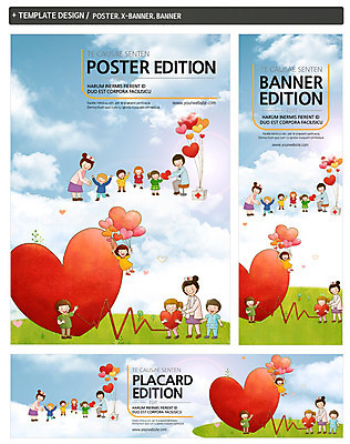 PSD 구름 템플릿 배너 배너템플릿 여자 남자 가로배너 ZIP 포스터 세로배너 하늘 사랑 서기 사람 여러명 치료 세트 간호사 의사 현수막 하트 맥박 풍선 나눔 약상자 자연요소 모양 감정 다수 의학 모션 가로 세로 상자 의료진 파일형식