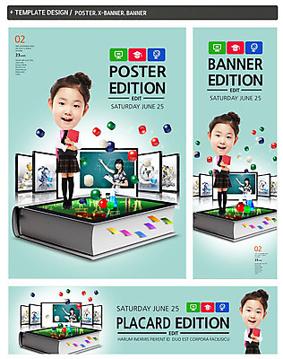 전신 PSD 템플릿 배너 배너템플릿 여자 교육 가로배너 ZIP 포스터 세로배너 어린이 서기 미소 들기 사람 동양인 상반신 성인 두명 앞모습 책 컴퓨터 세트 칠판 한국인 현수막 전자책 여자만 뷰포인트 모션 표정 인종 가로 세로 전자제품 파일형식