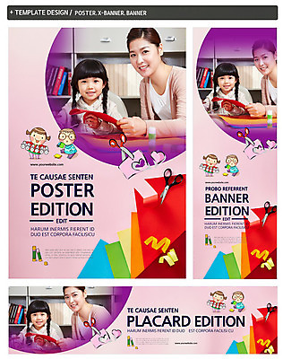 PSD 템플릿 배너 배너템플릿 여자 가로배너 딸 ZIP 포스터 세로배너 종이 어린이 가족 엄마 문화예술 가위 미소 들기 사람 앉기 동양인 여러명 성인 앞모습 세트 한국인 현수막 하트 색종이 접착풀 여자만 모양 뷰포인트 다수 관계 모션 문구용품 표정 인종 가로 세로 풀_접착제 파일형식