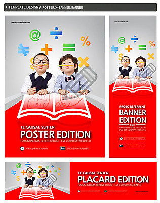 PSD 템플릿 기호 배너 배너템플릿 어린이교육 교육 남자 가로배너 ZIP 포스터 세로배너 어린이 사람 앉기 동양인 상반신 두명 앞모습 책 세트 연필 한국인 현수막 남자만 어린이만 소년만 안경낌 문자 안경 뷰포인트 모션 학용품 인종 가로 세로 필기구 파일형식