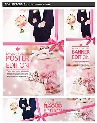 PSD 템플릿 배너 배너템플릿 여자 남자 가로배너 ZIP 포스터 리본 세로배너 부케 웨딩드레스 결혼 서기 들기 사람 정장 턱시도 성인 두명 앞모습 세트 팔짱 현수막 티아라 성인만 웨딩박람회 드레스 옷 뷰포인트 꽃다발 모션 왕관 이벤트 가로 세로 박람회 파일형식