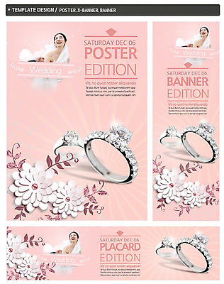 PSD 식물 템플릿 배너 배너템플릿 여자 가로배너 꽃 ZIP 포스터 세로배너 신부 웨딩드레스 결혼 잎 한명 미소 사람 상반신 성인 세트 현수막 반지 여자만 여자한명만 성인여자만 성인만 웨딩박람회 1 드레스 장신구 표정 이벤트 가로 세로 박람회 파일형식