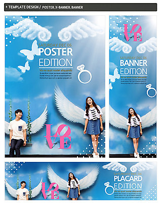 전신 PSD 템플릿 배너 커플 배너템플릿 여자 남자 가로배너 ZIP 포스터 세로배너 나비 날개 천사 사랑 서기 미소 사람 동양인 상반신 성인 두명 앞모습 세트 한국인 현수막 반지 벽화 천사날개 성인만 감정 뷰포인트 곤충 장신구 관계 모션 표정 인종 가로 세로 그림 파일형식