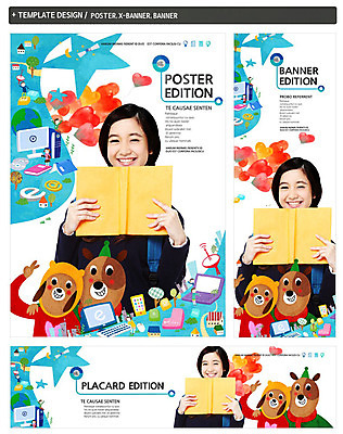 PSD 동물 템플릿 학생 배너 배너템플릿 여자 교육 가로배너 ZIP 포스터 별 세로배너 두마리 청소년 한명 서기 미소 들기 사람 손짓 상반신 앞모습 책 세트 현수막 하트 강아지 청소년교육 브이 반려 여자만 여자한명만 십대만 십대여자만 십대여자한명만 자연요소 모양 1 뷰포인트 2 모션 표정 가로 세로 반려동물 개 파일형식